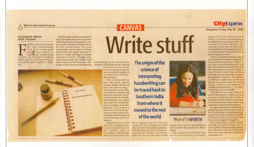 Imran Baig featured in Indian Express